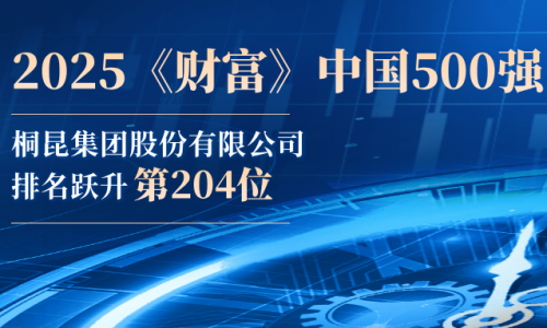 桐昆荣登2025《财富》中国500强第204位！